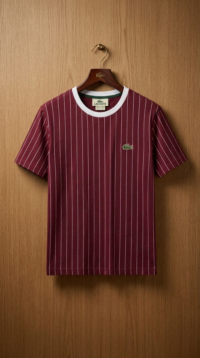 LC Elegant Pinstripe Ringer T-Shirt