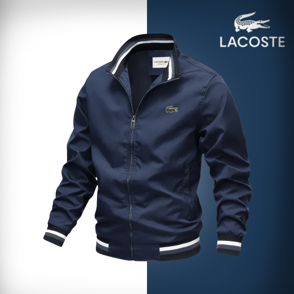 LC™ Lightweight Bomber Jacket with Striped Trim