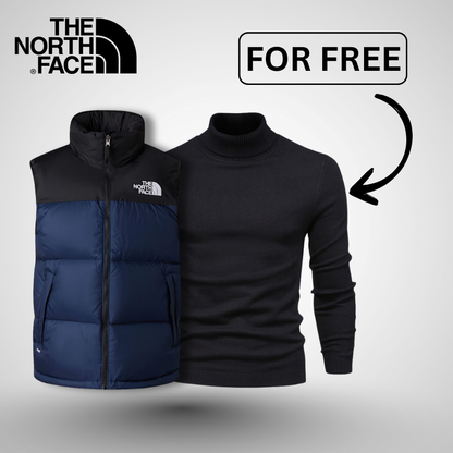 TNF™ Insulated 700-Fill Down Vest with Free Knit Turtleneck
