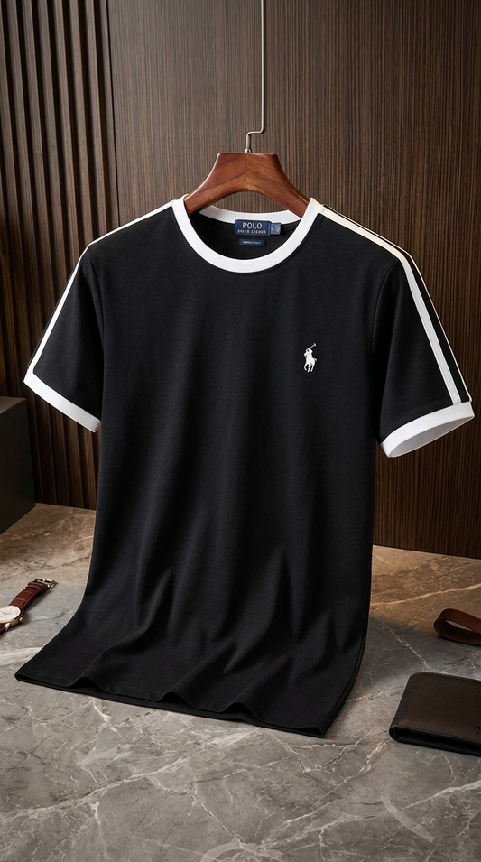 RP Classic Contrast-Trim Athletic T-Shirt