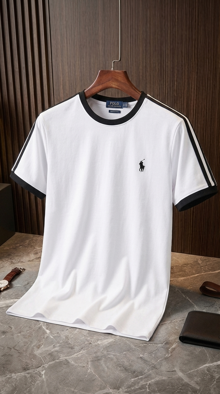 RP Classic Contrast-Trim Athletic T-Shirt