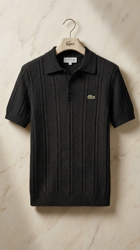 LC Refined Vertical Knit Polo Shirt