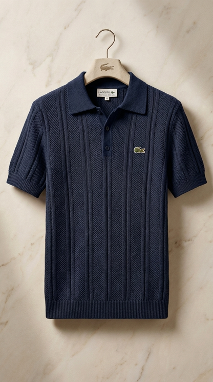 LC Refined Vertical Knit Polo Shirt