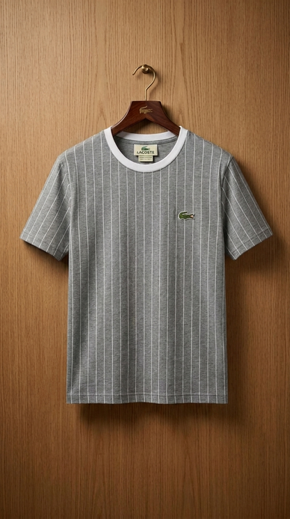 LC Elegant Pinstripe Ringer T-Shirt