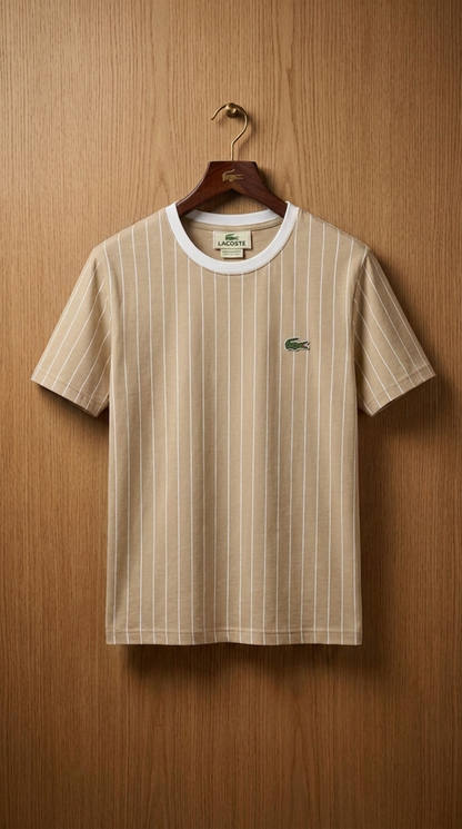 LC Elegant Pinstripe Ringer T-Shirt