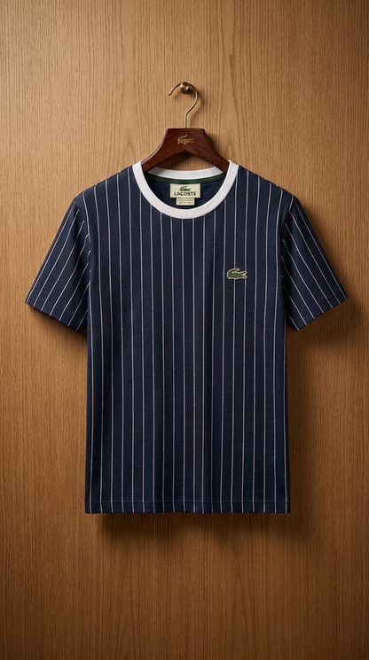 LC Elegant Pinstripe Ringer T-Shirt