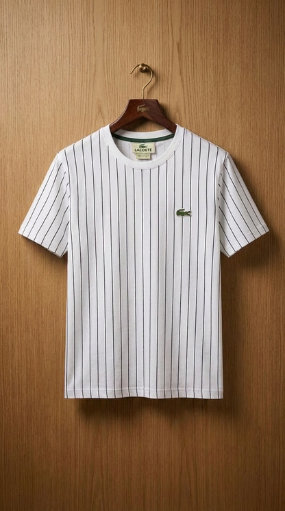 LC Elegant Pinstripe Ringer T-Shirt