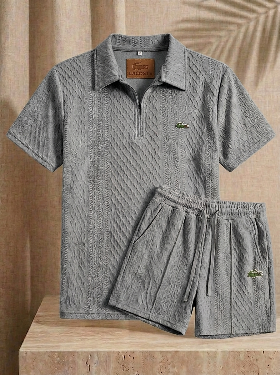 LC Sophisticated Textured Knit Two-Piece Set