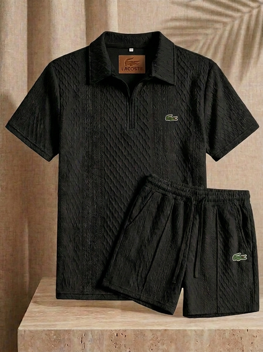 LC Sophisticated Textured Knit Two-Piece Set