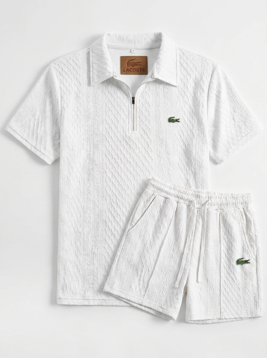 LC Sophisticated Textured Knit Two-Piece Set