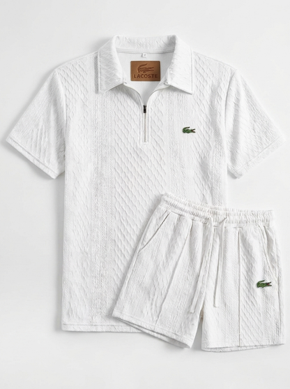 LC Sophisticated Textured Knit Two-Piece Set